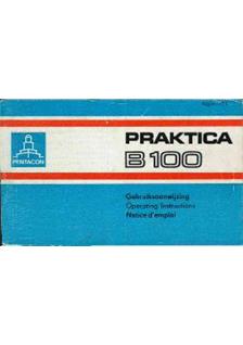 Praktica (VEB) B 100 manual. Camera Instructions.